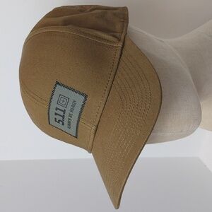 511 Tactical Snapback Trucker Hat OS Logo Brown